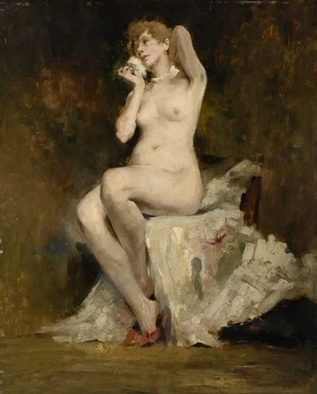 François Paul Auguste Quinsac - Nudo di donna
